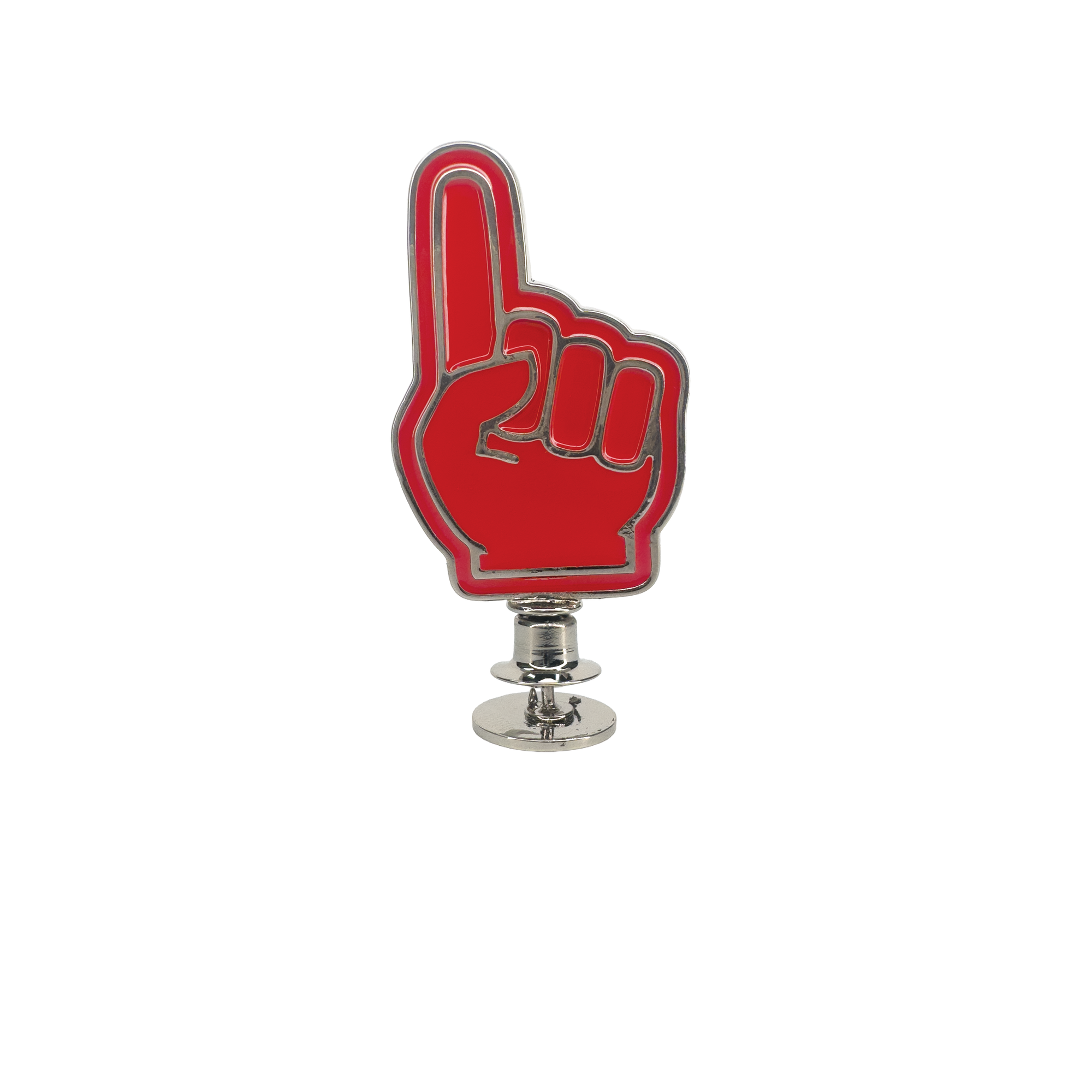 Pingoz Foam Finger Brim Pin