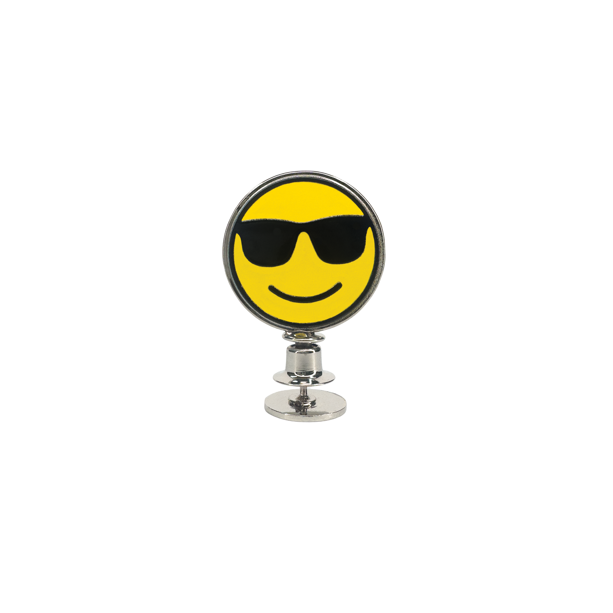 Pinji 'Cool Guy' Emoticon Brim Pin